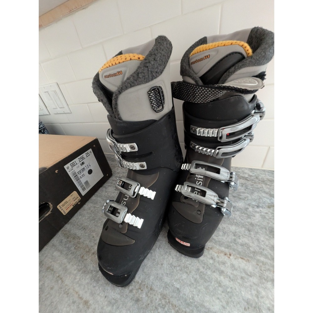 Salomon Performa 7 Ski Boots Womens Size 7.5 25.0‎ 4-Buckle